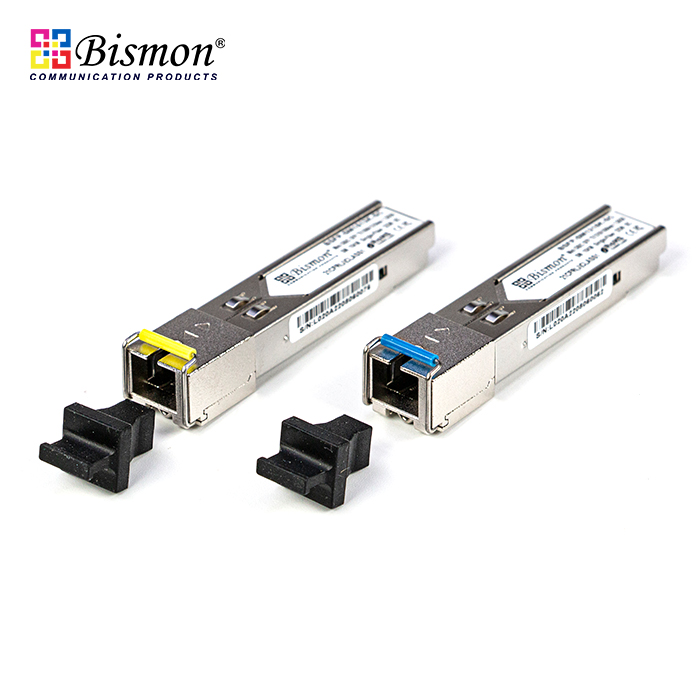 SFP transceiver module SC 1.25G SFP Module BIDI WDM 10km 1310nm/1550nm DDM simplex/pair(A/B)